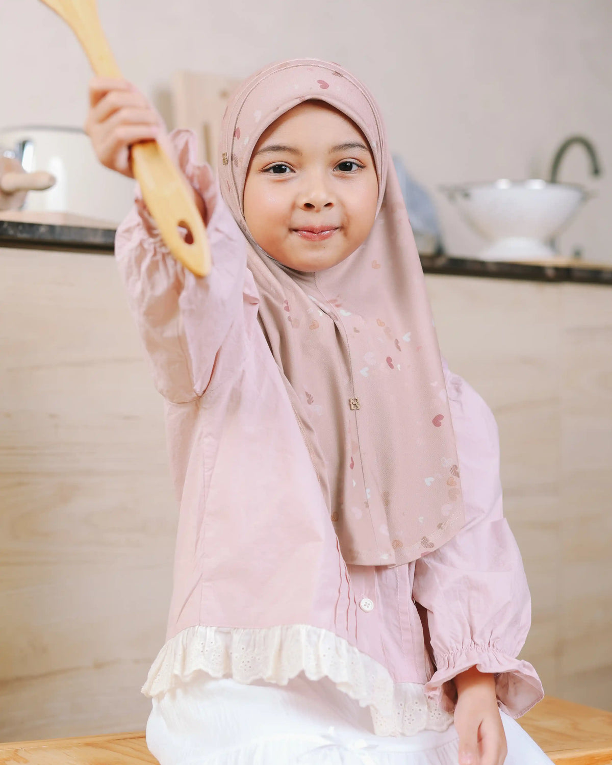 SO-MILLY CORAZON LITTLE GIRL in CHAI