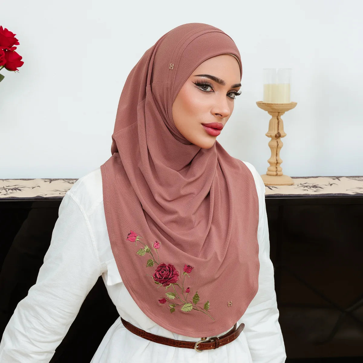 SO-MAREYYA TWC LUXE BRAVE ROSE in DUSTY CEDAR