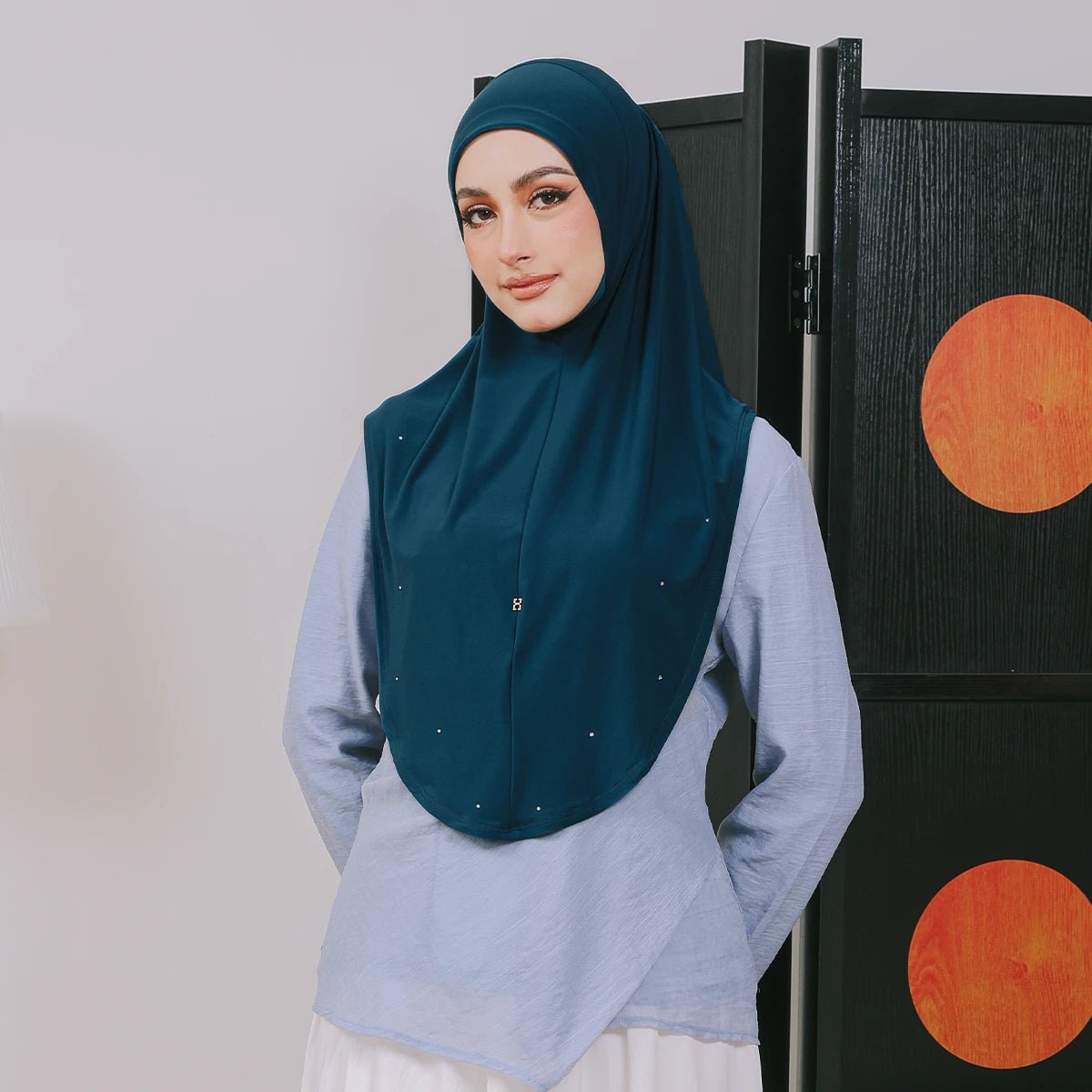 SO-LANA SSC WITH CRYSTAL in TEAL SHADOW
