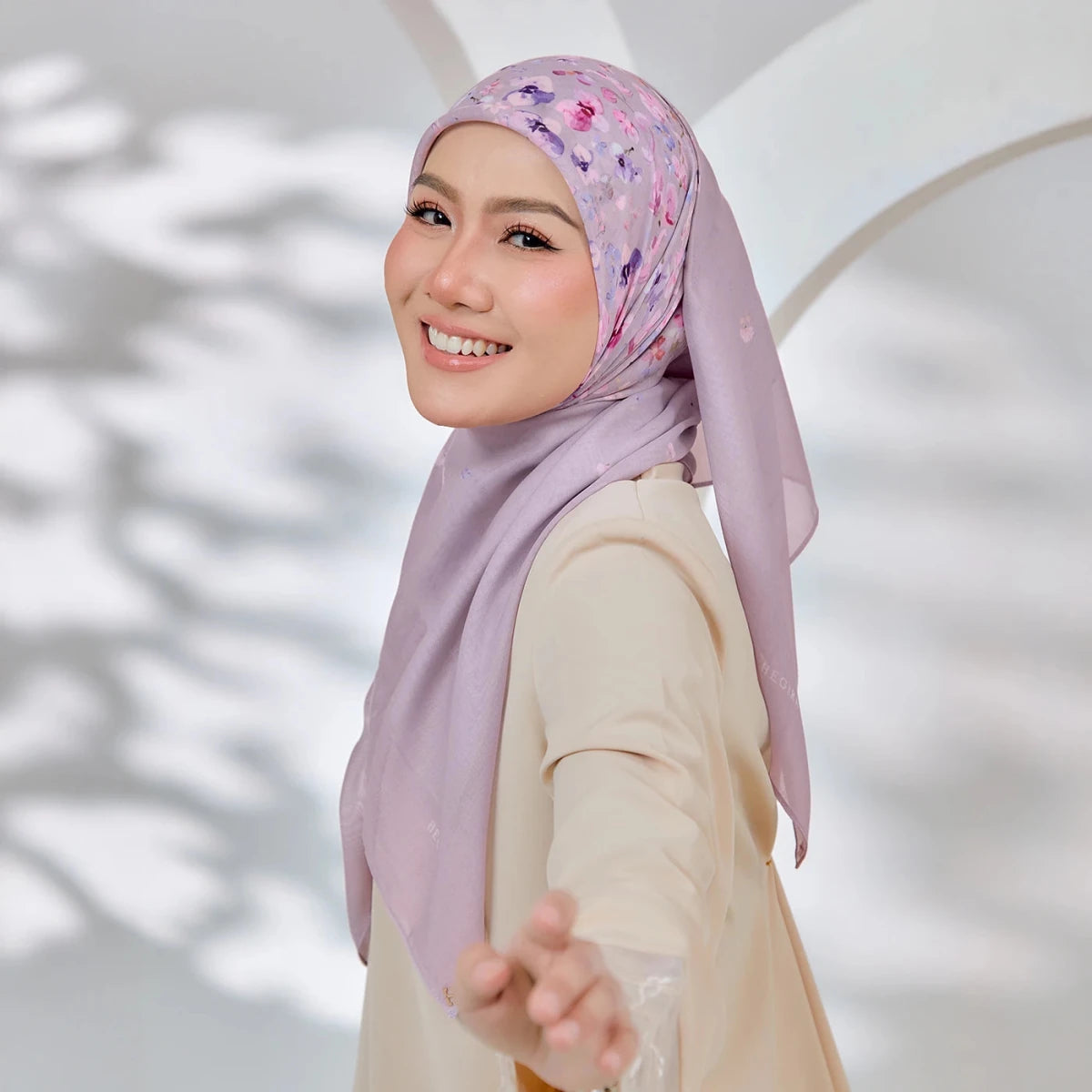 PS-HAPPINESS VOILE in VIOLET ICE