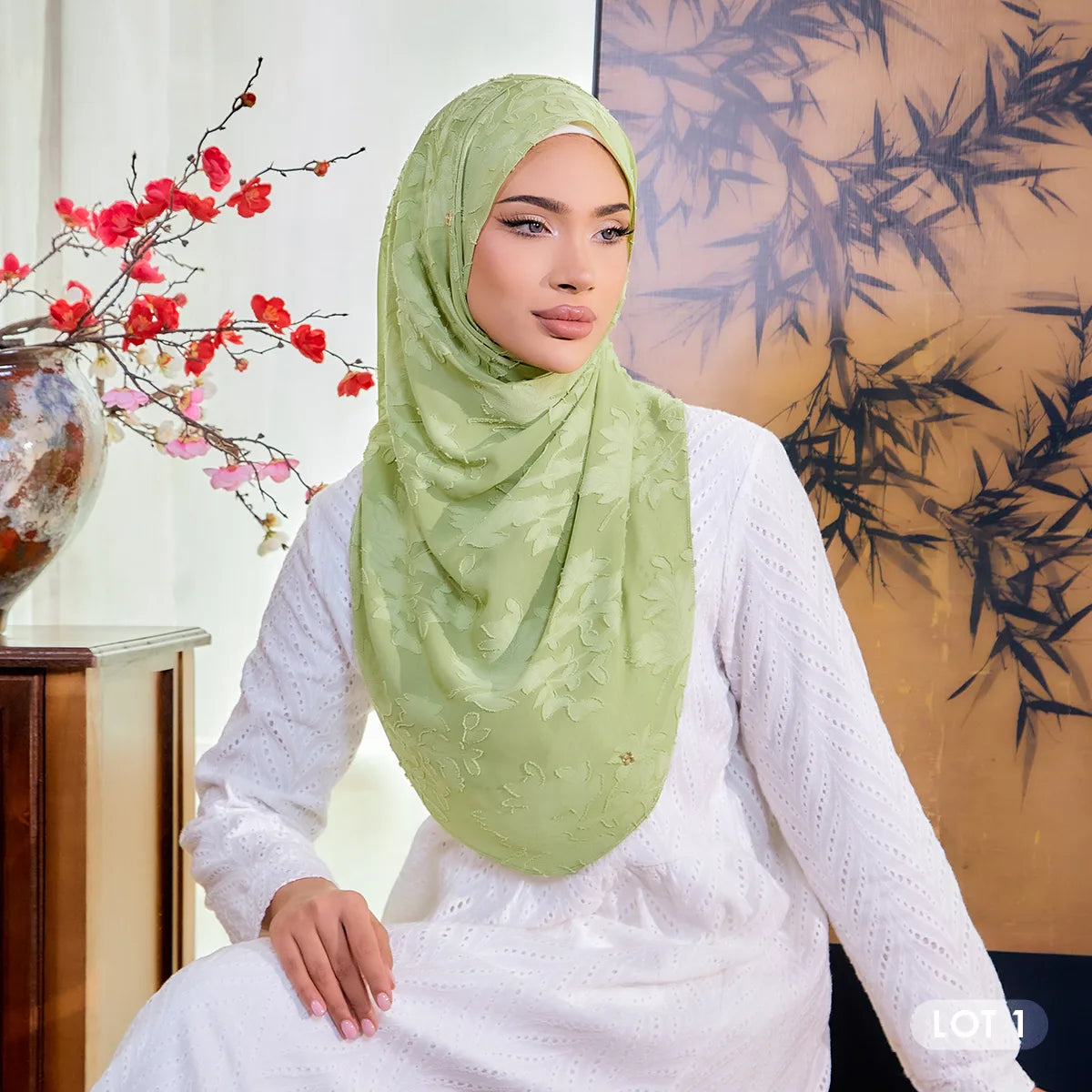 CATALYNA-SO ARABELLA in LIME MOSS