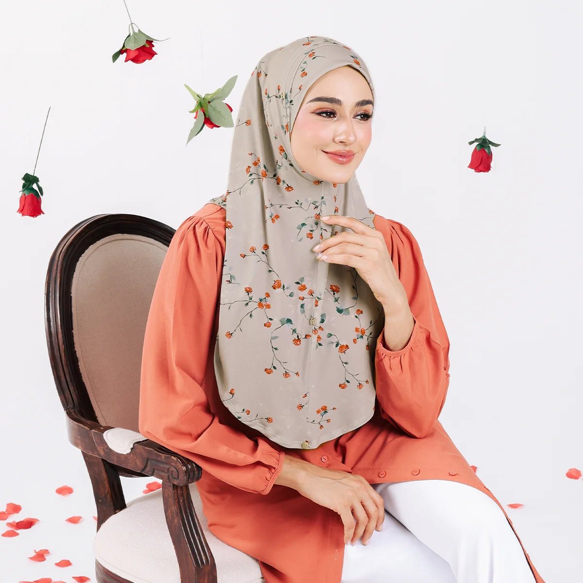 SO-MARJAN TWILL NC EMMELINE ROSE in KHAKI