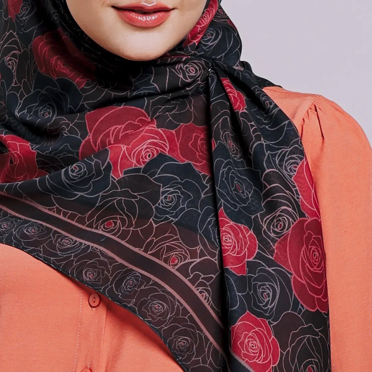 PS-OSADO ROSE VOILE in BLACK