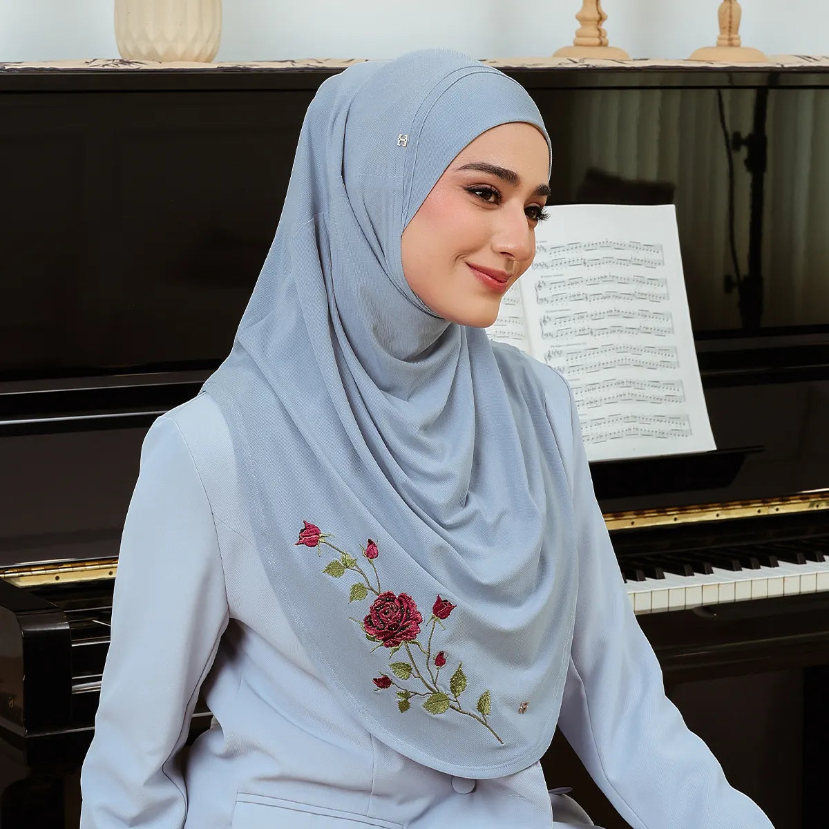 SO-MAREYYA TWC LUXE BRAVE ROSE in MIST BLUE
