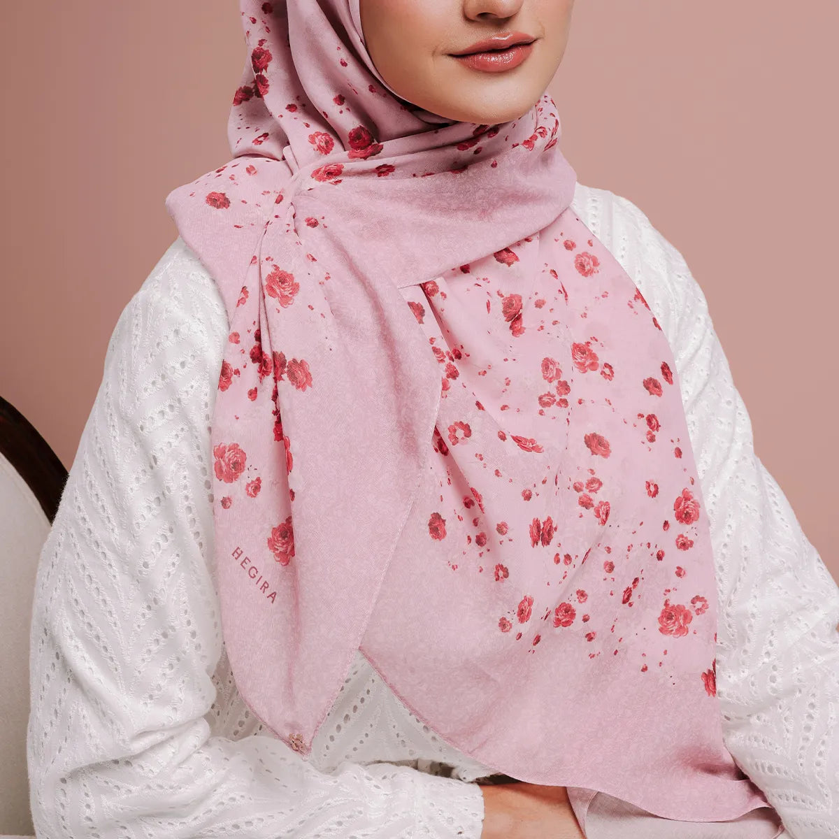 PS-HUMMING ROSE VOILE in LIGHT PINK