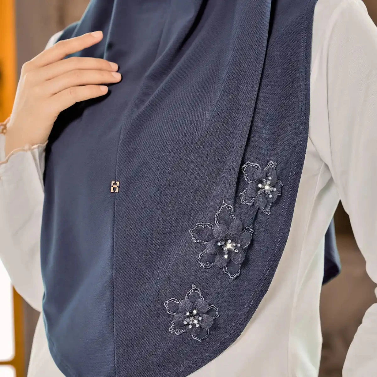 SO-MARJAN TWILL NC LUXE HANAMINA in GRAPHITE BLUE
