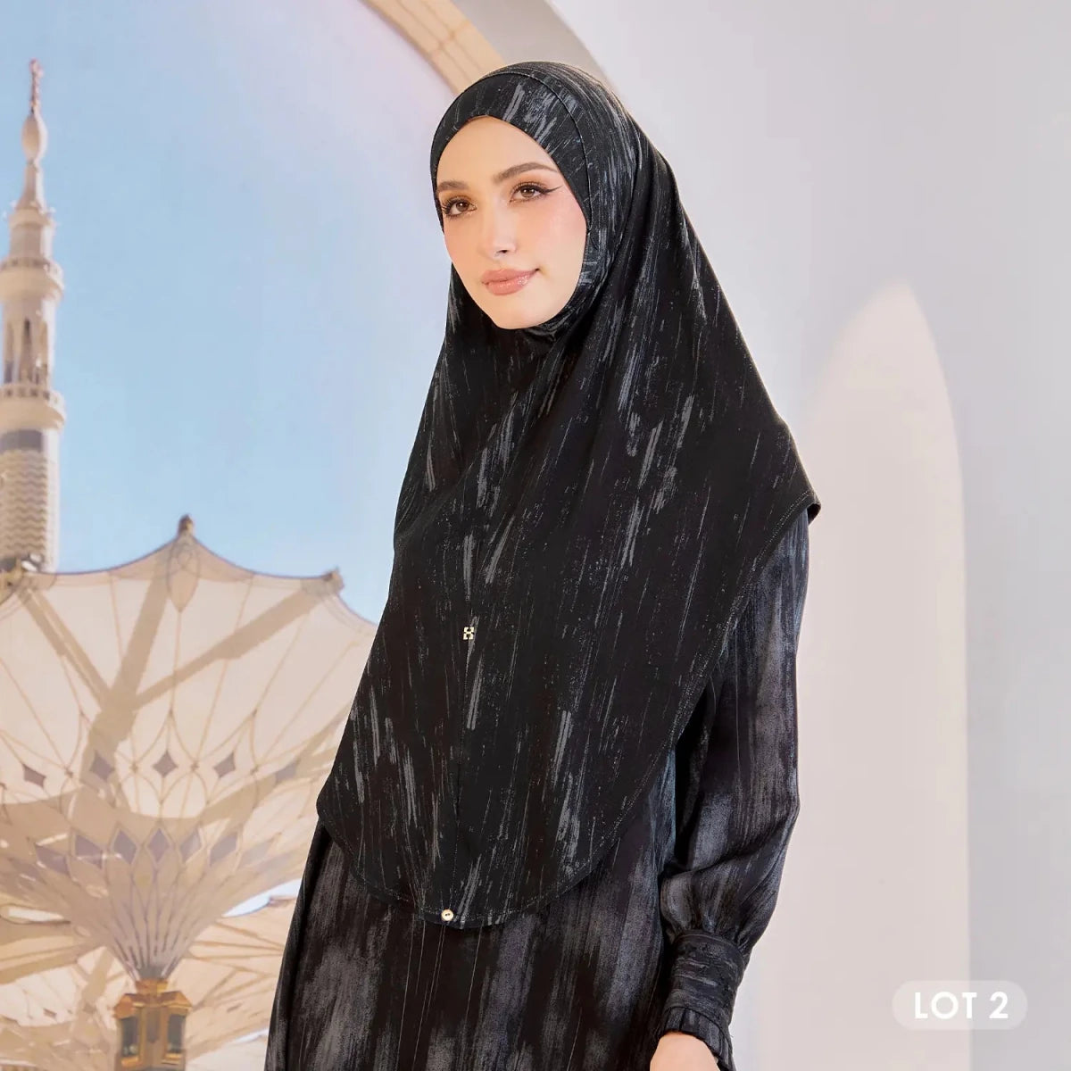 SO-MARJAN TWILL MAWJEENA LOT 2 in BLACK
