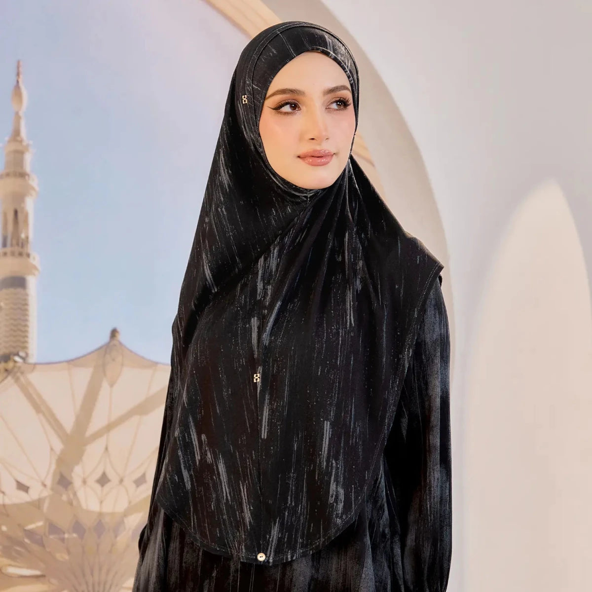 SO-MARJAN TWILL MAWJEENA LOT 2 in BLACK