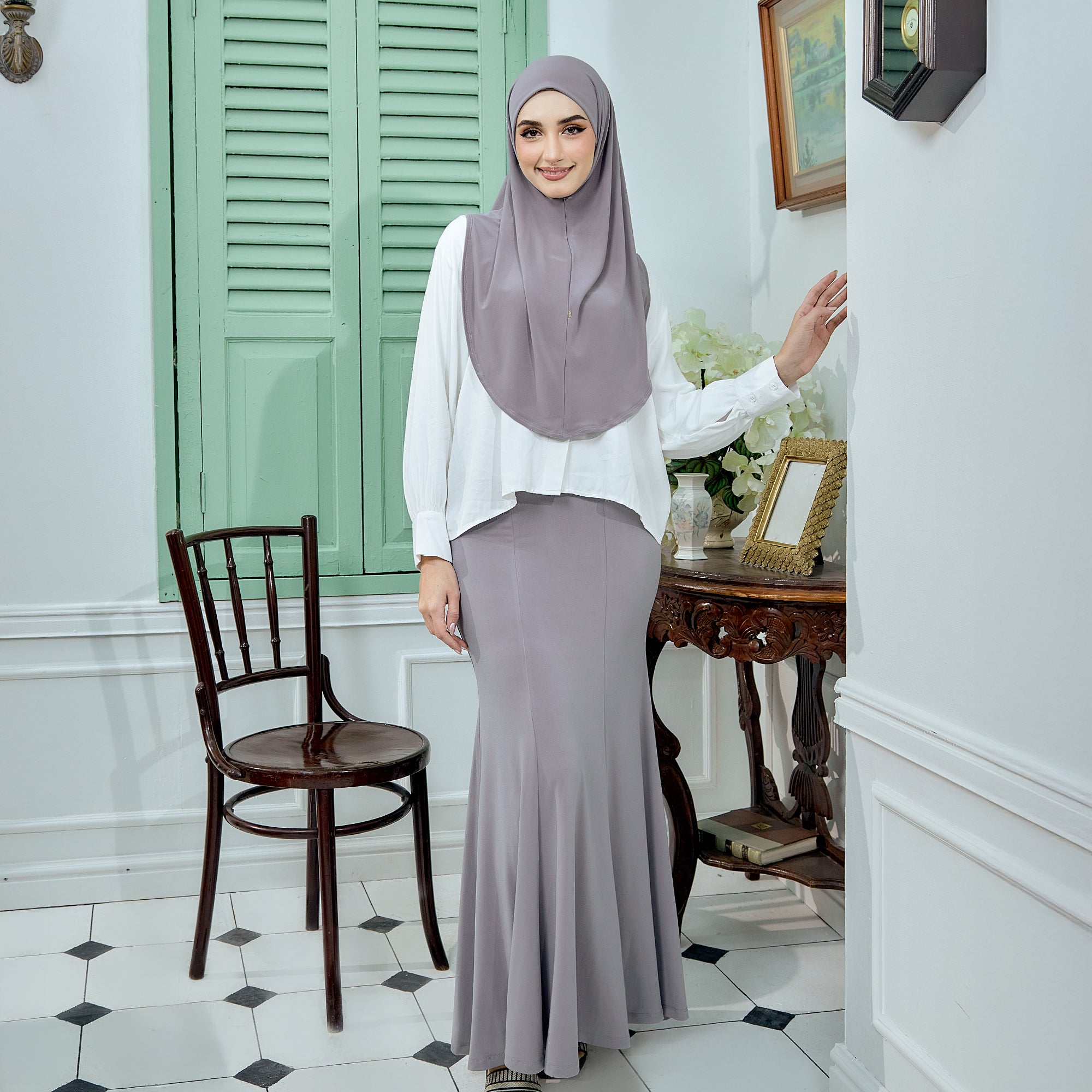 SKIRT SYS-SWIFTY in HEATHER