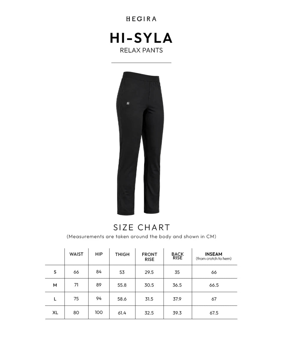 HI-SYLA RELAX PANTS in BLACK