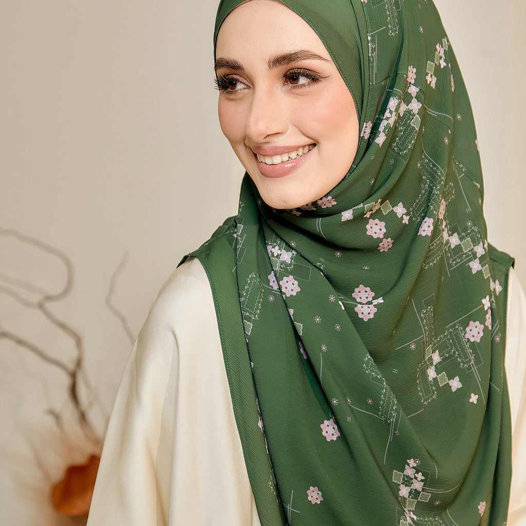 TWEELY-SO BASIC SPRINKLED GEOMETRIC in MOSSY OLIVE