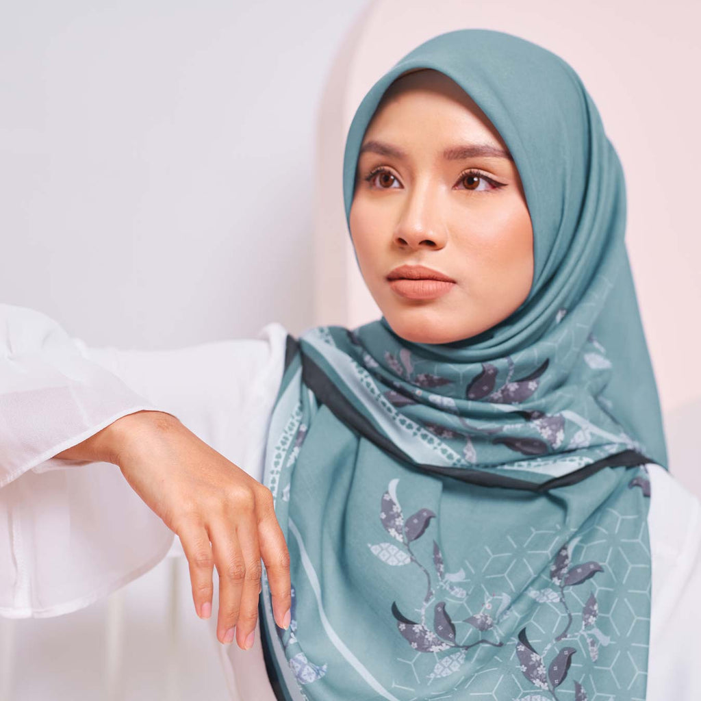 PS-ORIGAMI in MINERAL BLUE