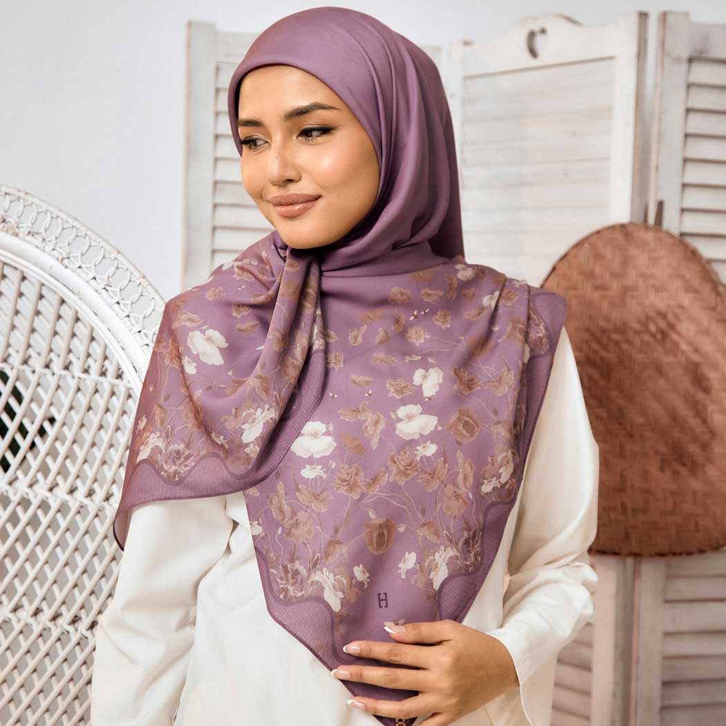 PS-HABEEBA MATTE SATIN in VIOLET
