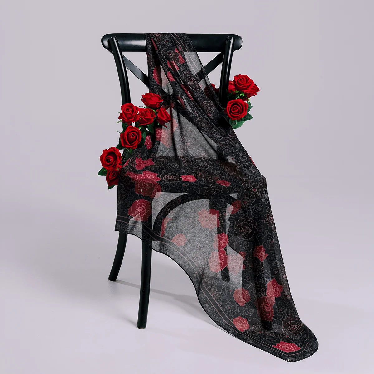PS-OSADO ROSE VOILE in BLACK