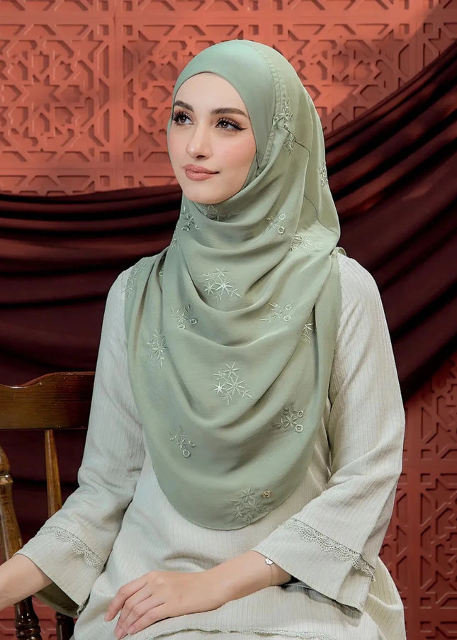 TAFFETY-SO LUXE ELARA in LIGHT OLIVE