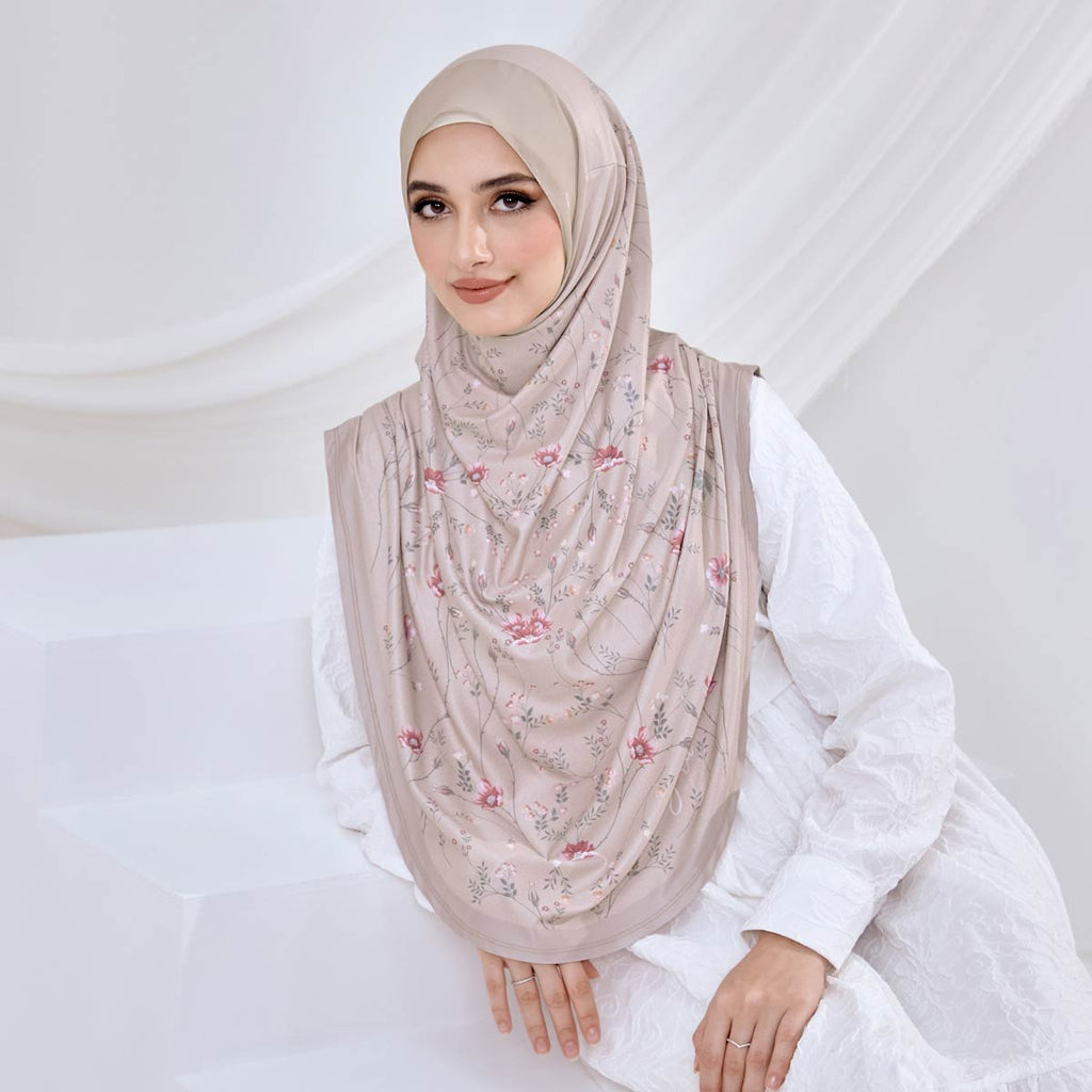 SO-AMORA TEENY FLOWERS in KHAKI