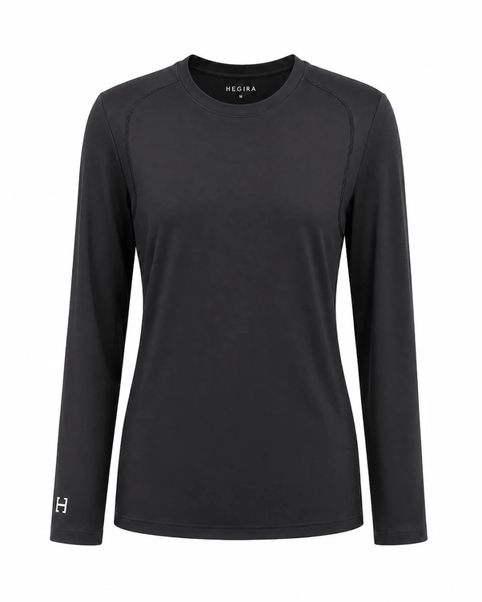 HI-SENA INNER TOP LONG SLEEVE in GREY