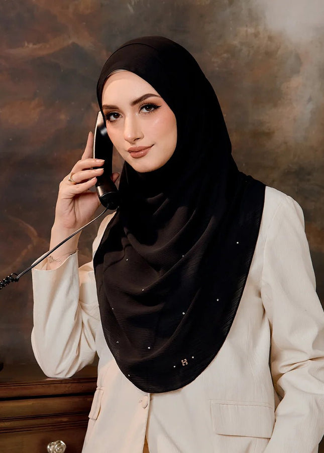 TWEELY-SO PLAIN WITH ORIGINAL CRYSTAL in BLACK