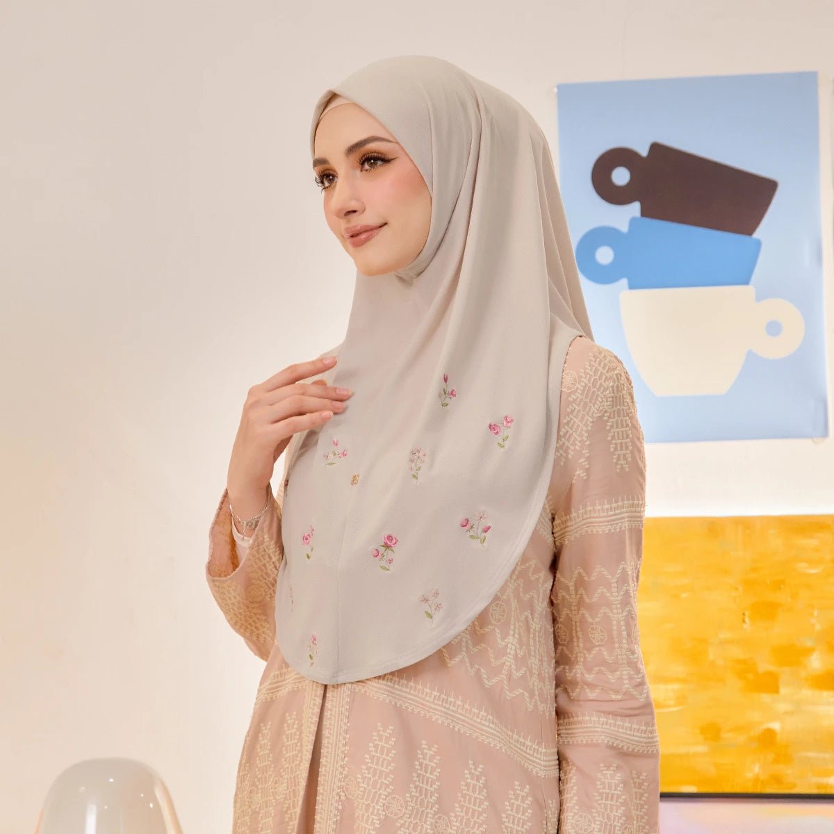 SO-LEA LUXE CAROLINA ROSE in PALE BEIGE