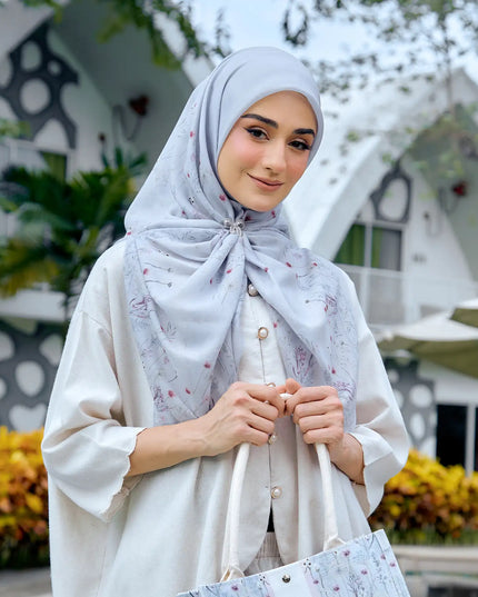 PS-MIMOSA VOILE in COOL GRAY