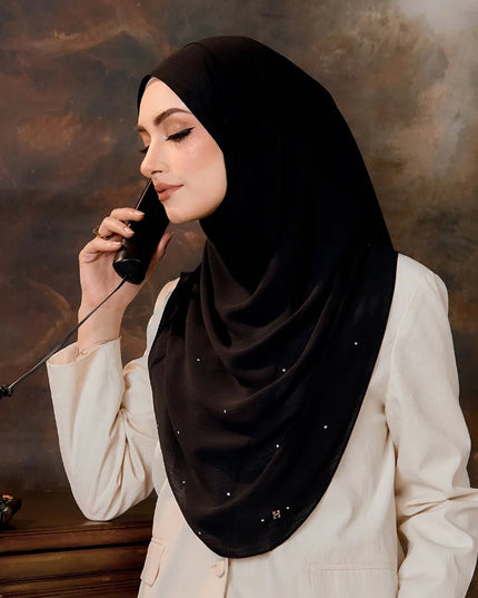 TWEELY-SO PLAIN WITH ORIGINAL CRYSTAL in BLACK