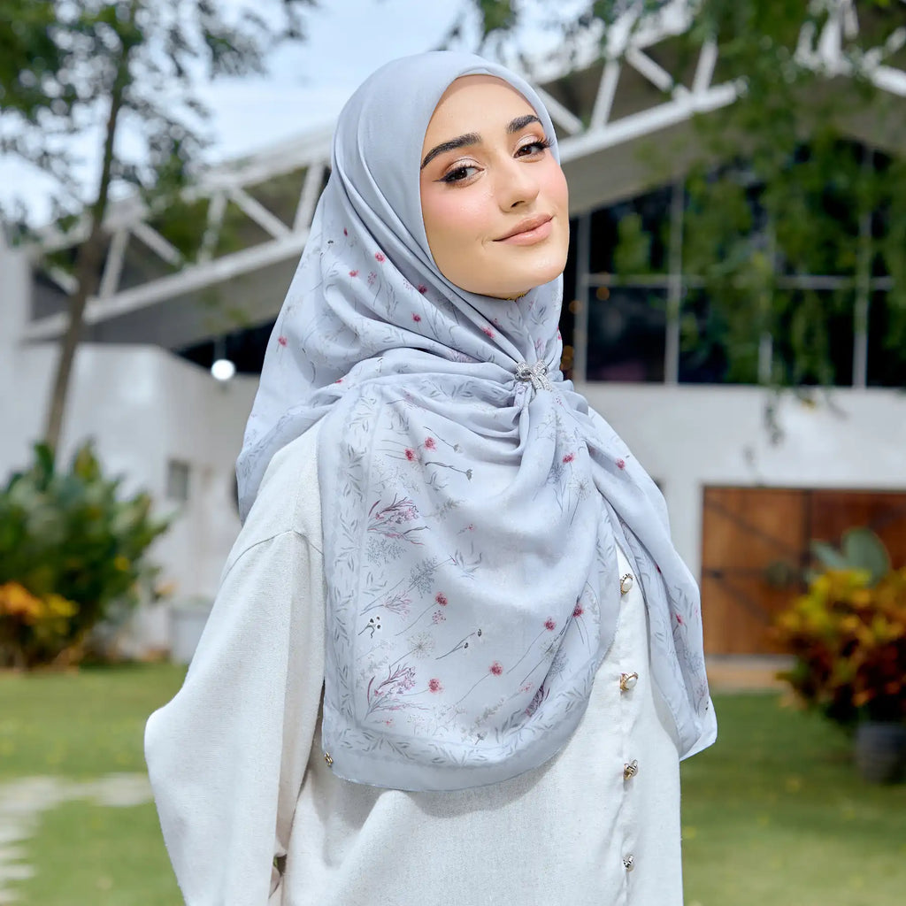 PS-MIMOSA VOILE in COOL GRAY