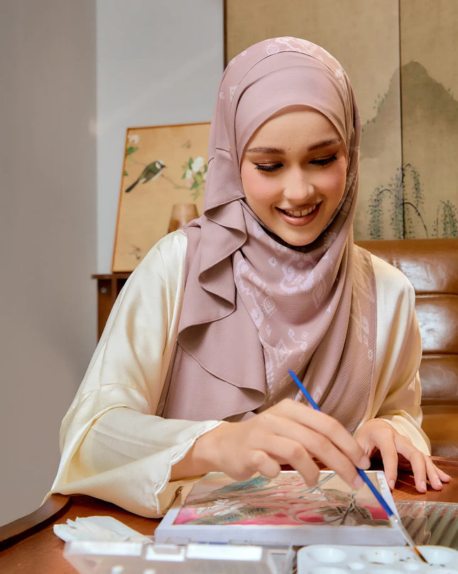 TWEELY-SO RUFFLES TEKALA in DUSKY ROSE