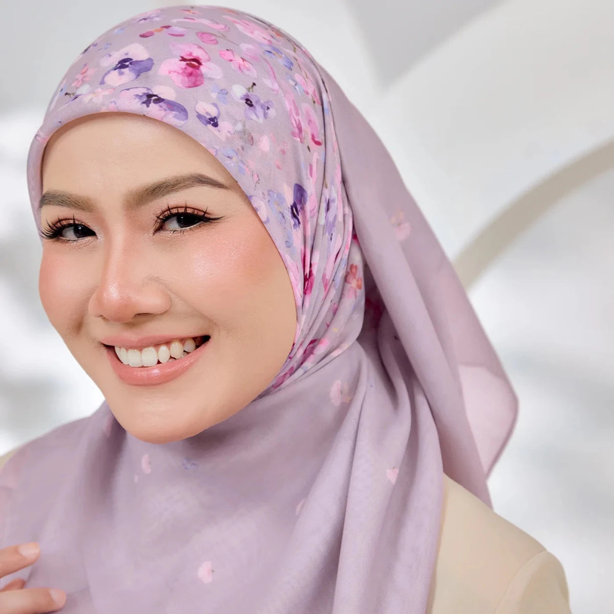 PS-HAPPINESS VOILE in VIOLET ICE