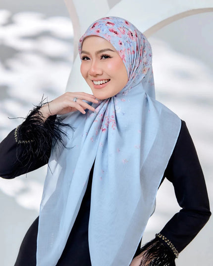 PS-HAPPINESS VOILE in SKY BLUE