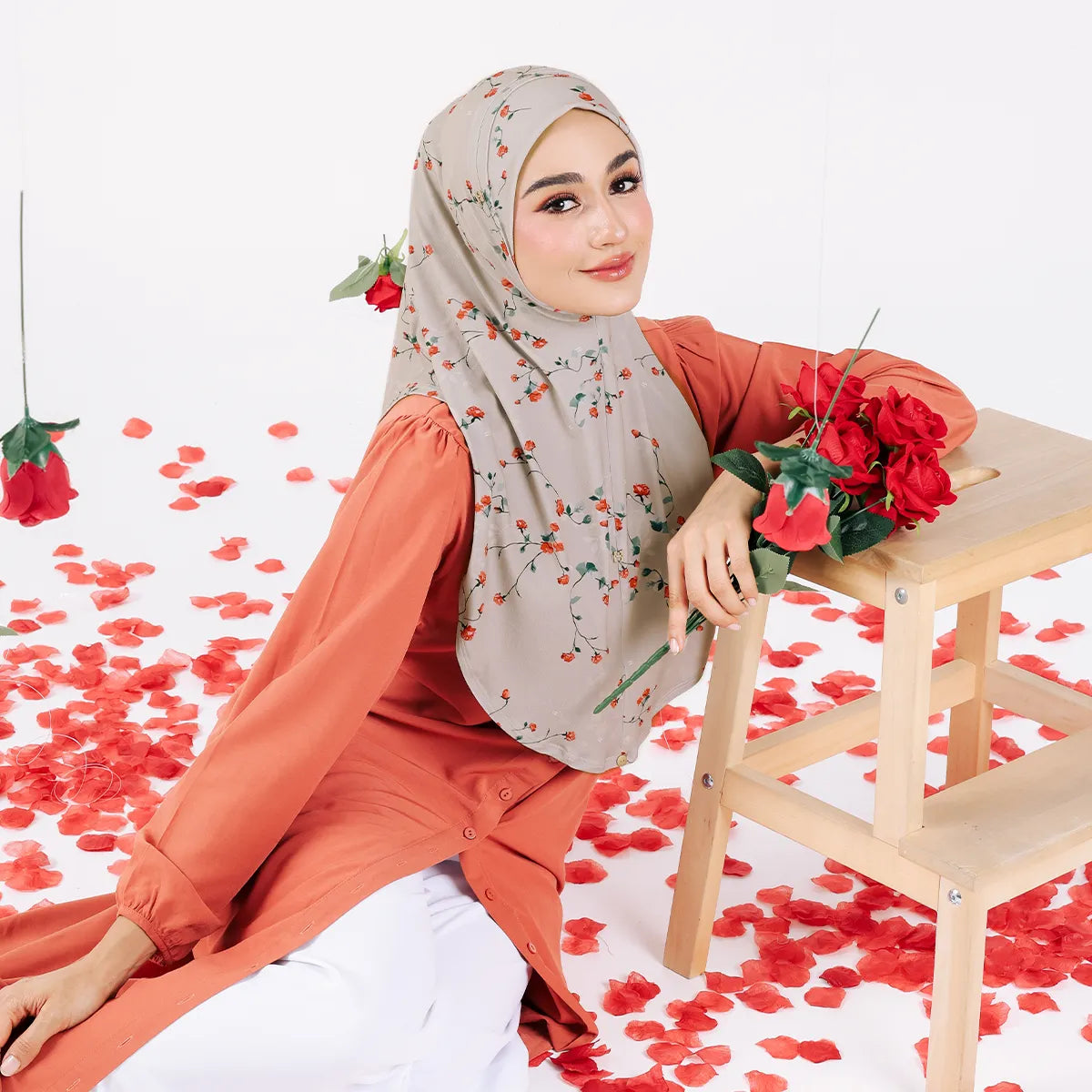 SO-MARJAN TWILL NC EMMELINE ROSE in KHAKI