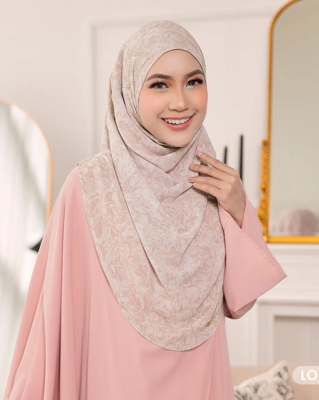 TWEELY-SO BASIC SEA OF LILIES in ROSE BIEGE