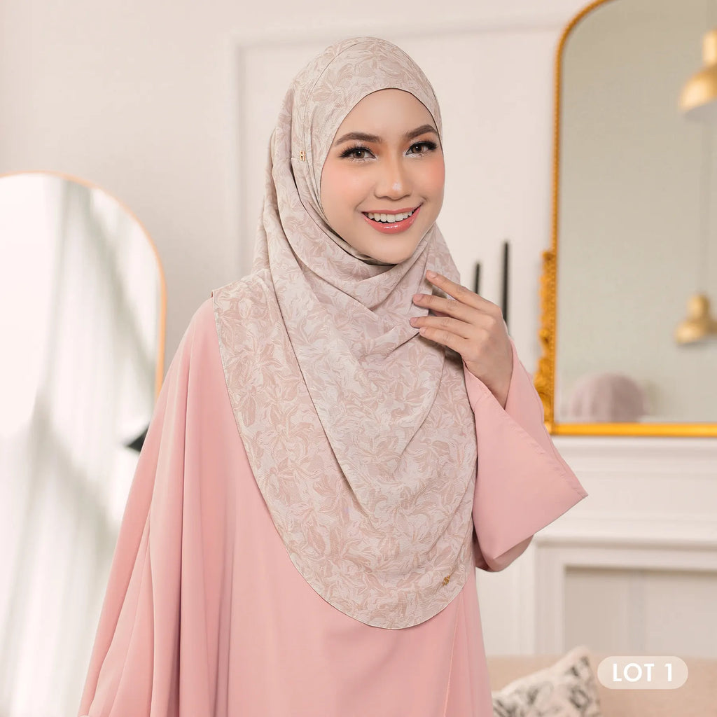 TWEELY-SO BASIC SEA OF LILIES in ROSE BIEGE