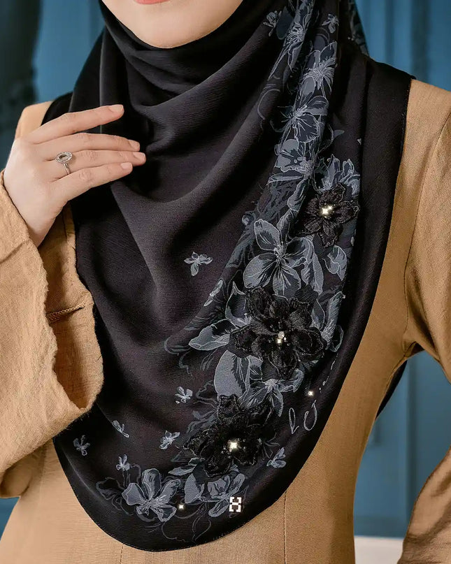 TWEELY-SO LUXE HANAMINA in BLACK