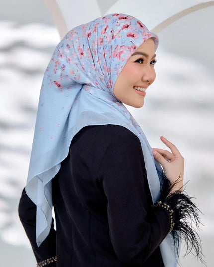PS-HAPPINESS VOILE in SKY BLUE