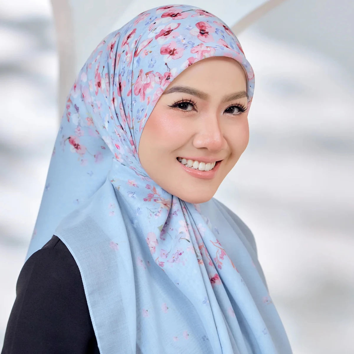 PS-HAPPINESS VOILE in SKY BLUE
