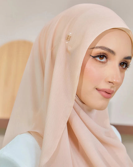 SWEETLY-SO LUXE HANAMEERAN in PEACH CREAM