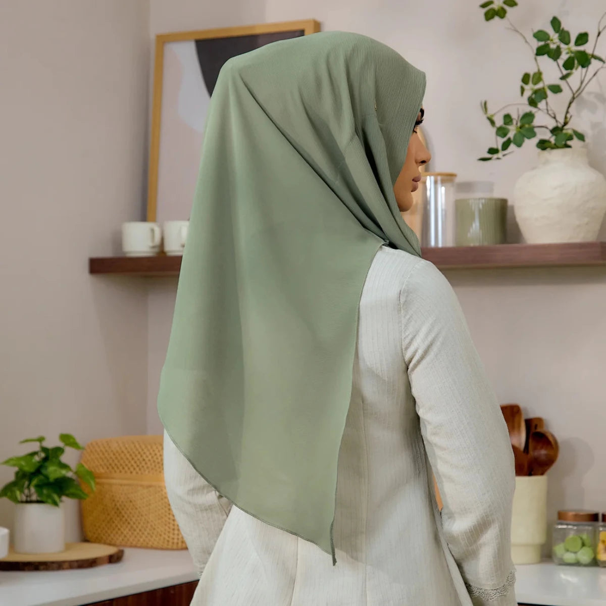 SWEETLY-SO LUXE HANAMEERAN in SAGE