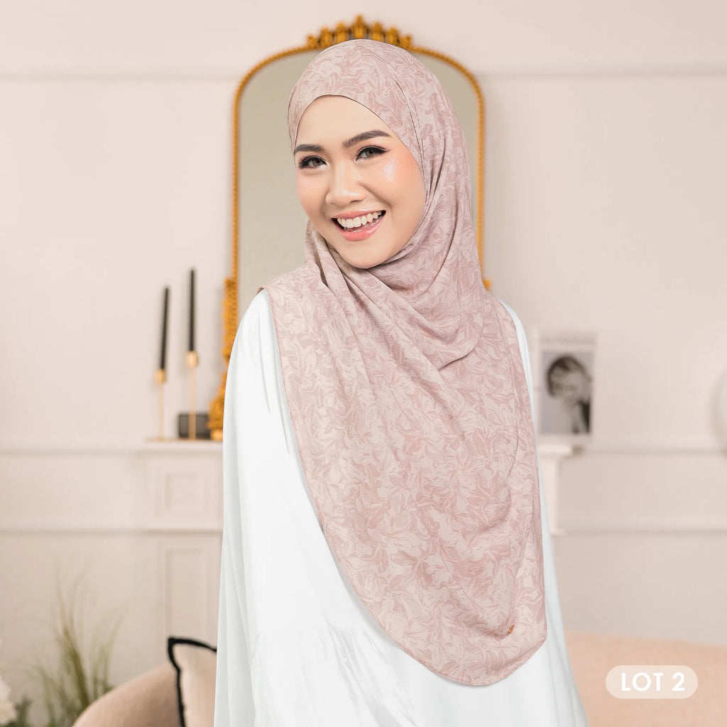 TWEELY-SO BASIC SEA OF LILIES in ROSE BIEGE