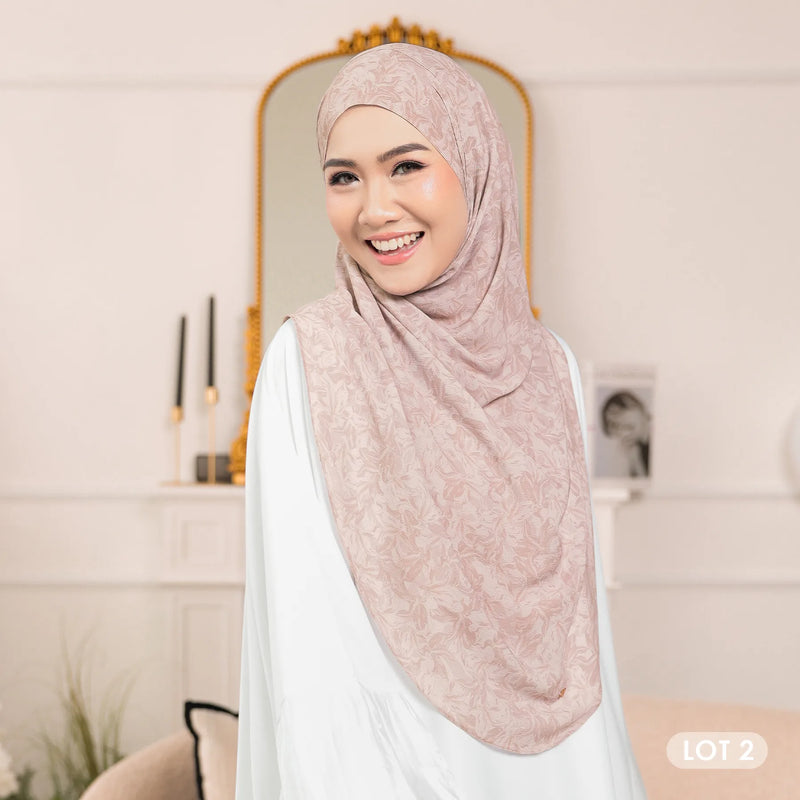 TWEELY-SO BASIC SEA OF LILIES in ROSE BIEGE