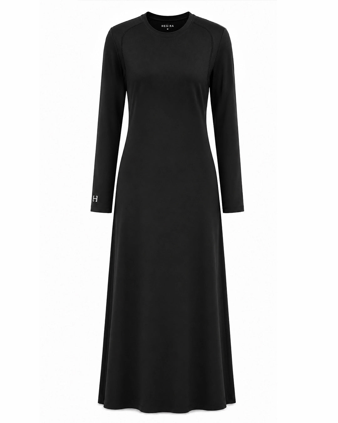 HI-SORA LONG SLEEVE DRESS in BLACK