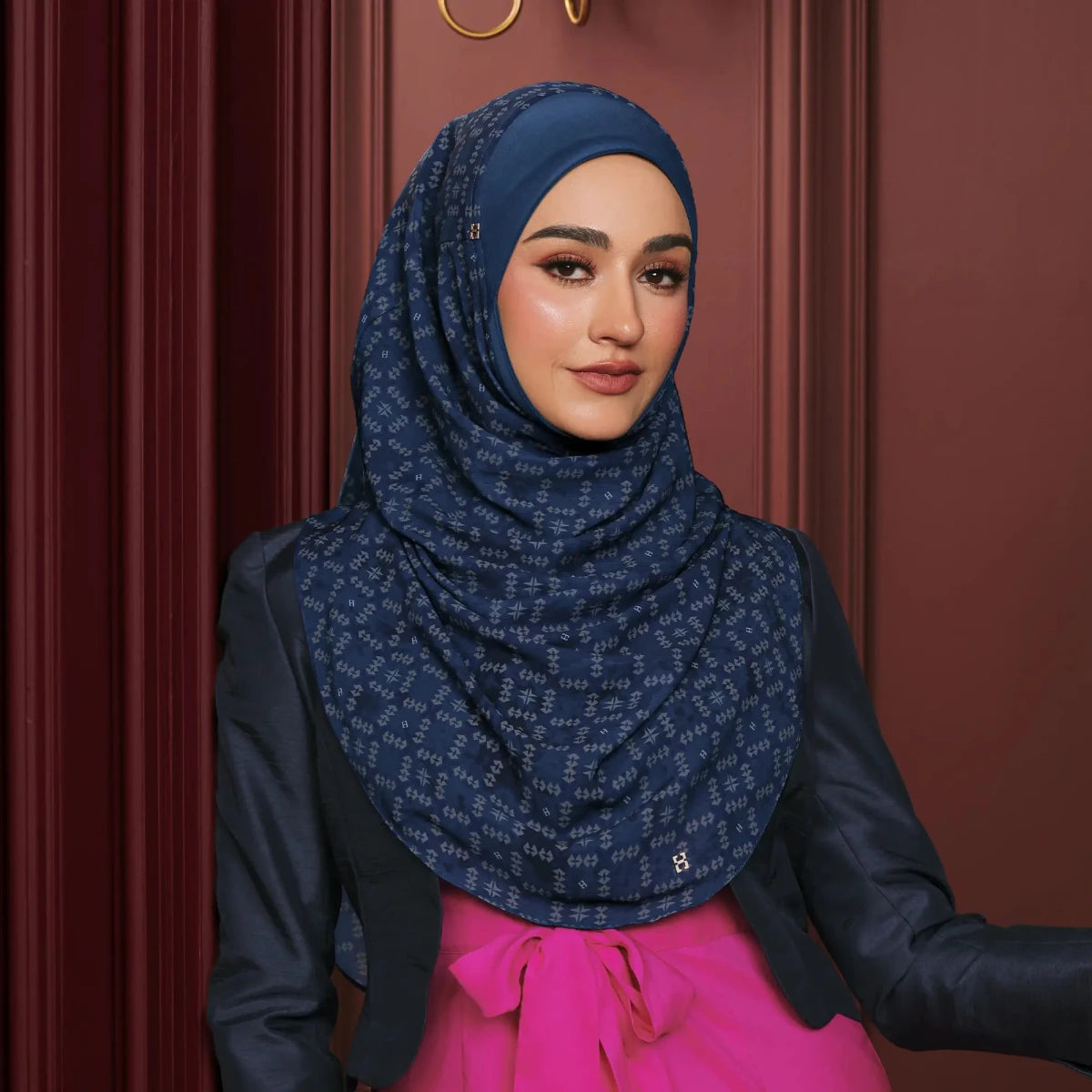 TAFFETY-SO PRISM in TEAL BLUE