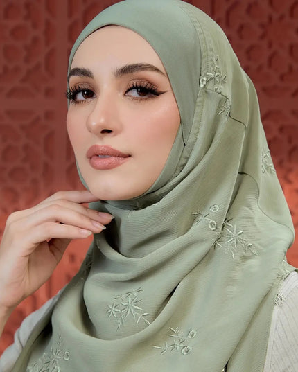 TAFFETY-SO LUXE ELARA in LIGHT OLIVE