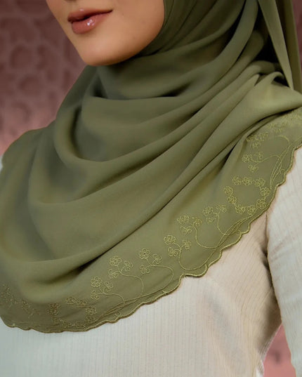 PS-ELENA HALF MOON in MOSS GREEN
