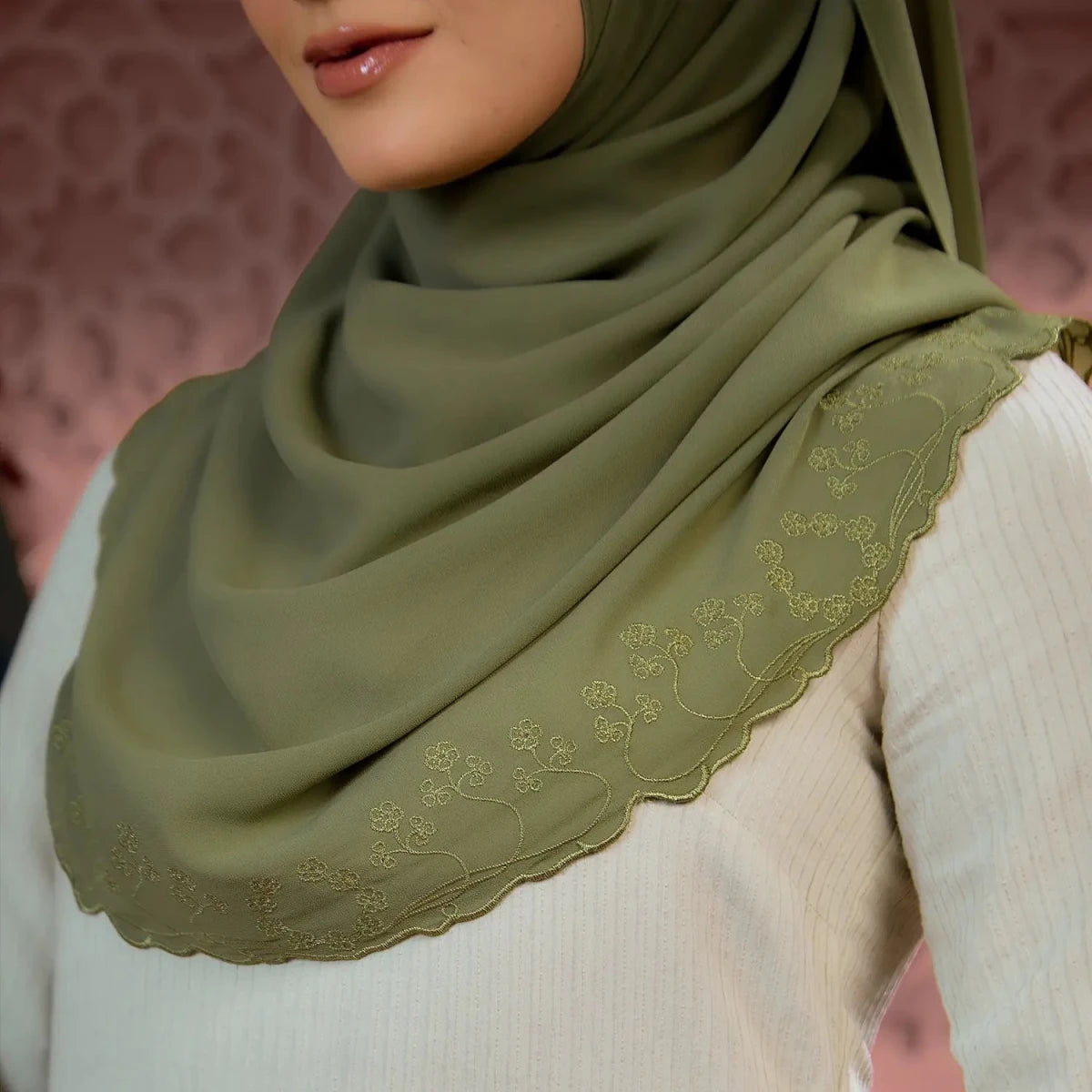 PS-ELENA HALF MOON in MOSS GREEN