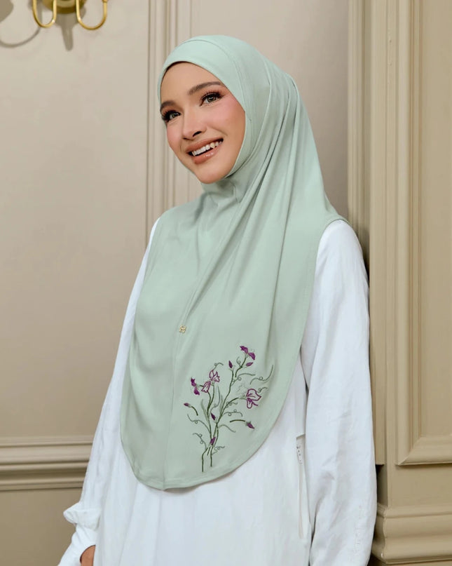 SO-MARJAN LUXE BELLFLOWERS in FROSTY GREEN