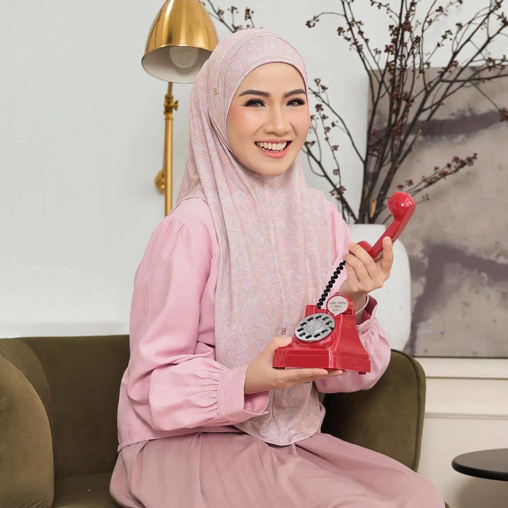 SO-MARJAN TWILL NC SEA OF LILIES in MURKYROSE