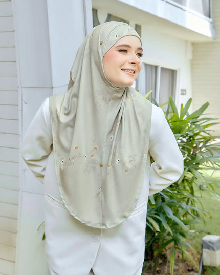 SO-TILLY TIEBACK MIMOSA in FEATHER GRAY