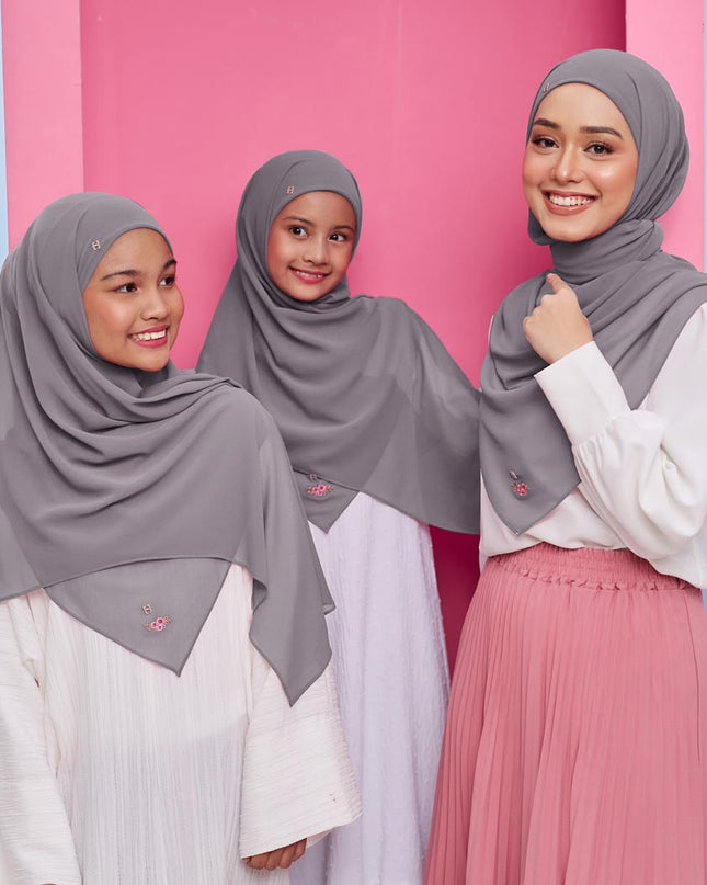 PS-THALIA TIE BACK in KENDALL CHARCOAL GRAY