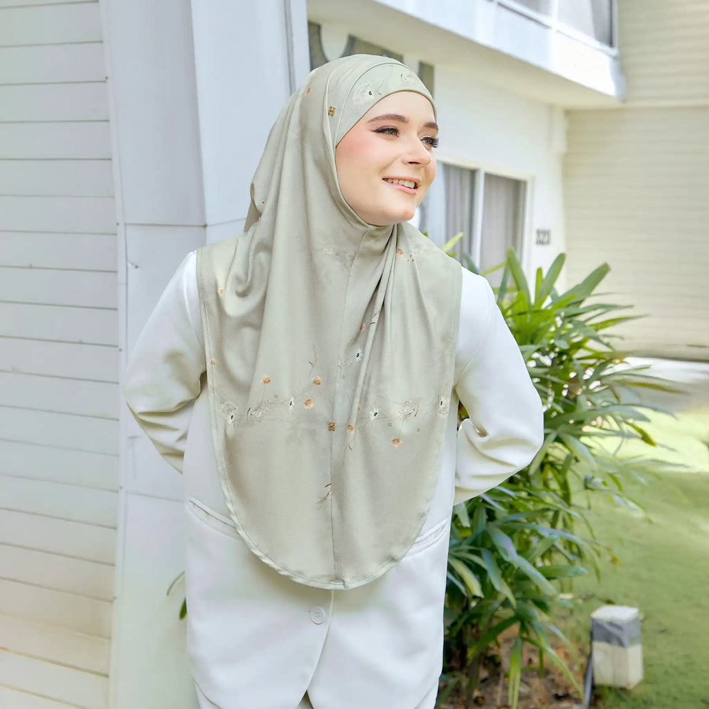 SO-TILLY TIEBACK MIMOSA in FEATHER GRAY