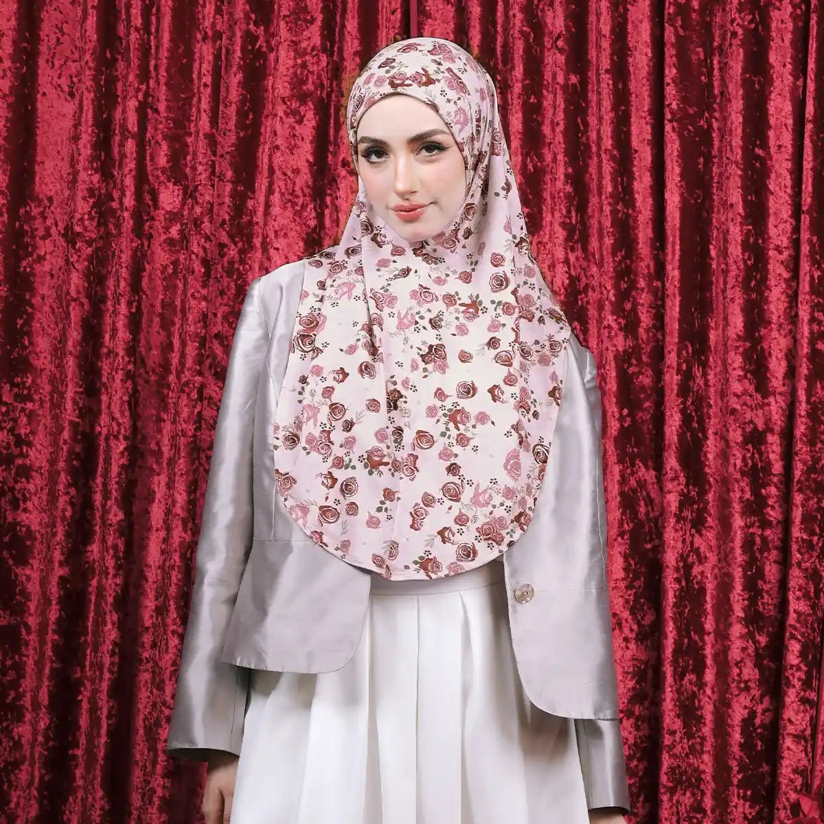 SO-MARJAN TWILL NC TWIRLY ROSE in IVORY
